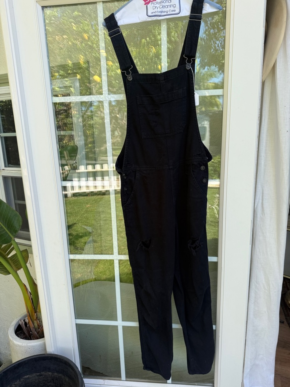 AG brand super soft Black Denim Overalls - Women